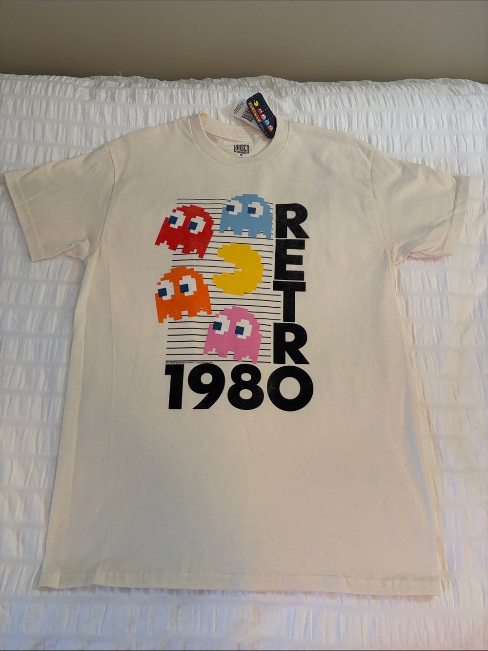 Brisco Brands Retro PAC-Man 1980 t-shirt -NWT - size medium